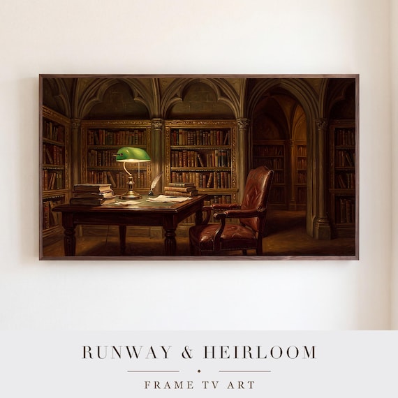 Reading Table Samsung Frame TV Art — view 5