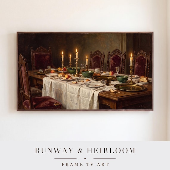 The Meal Over Samsung Frame TV Art — view 5