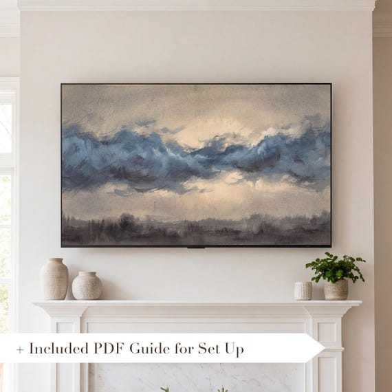 Glowing Hidden Moon Samsung Frame TV Art — view 2
