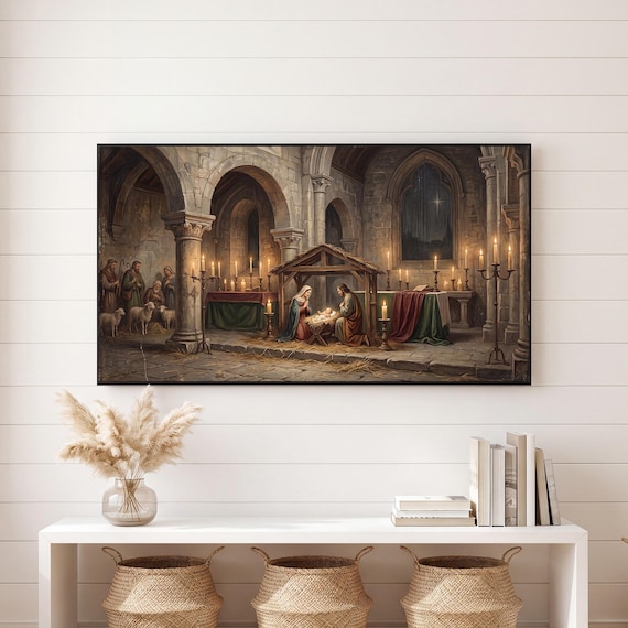 Nativity Scene Samsung Frame TV Art — view 6