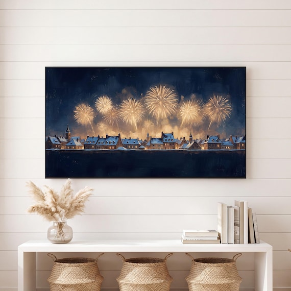New Years Eve Samsung Frame TV Art Bundle of 6 (4K Digital Download) — view 6