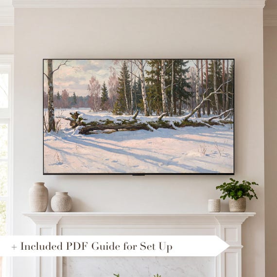 Fallen Log Samsung Frame TV Art — view 2