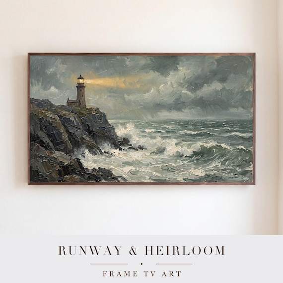 Stormy Lighthouse Samsung Frame TV Art Bundle of 6 — view 5