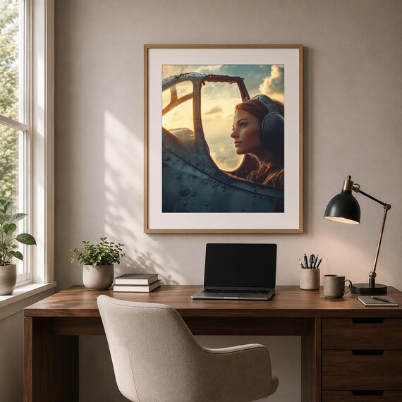 Women in Aviation Wall Art — view 6