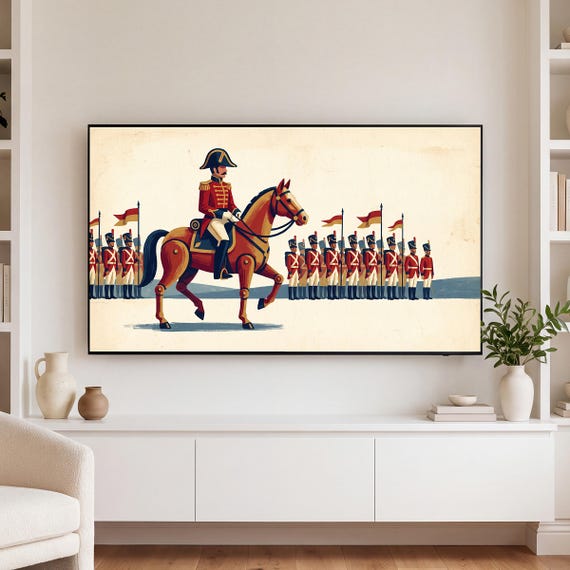 Mounted Officer Samsung Frame TV Art — view 3