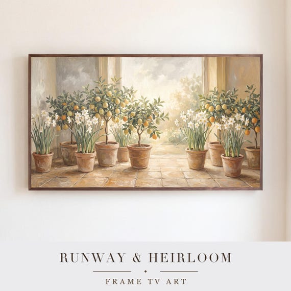 Citrus and Paperwhites Samsung Frame TV Art — view 5