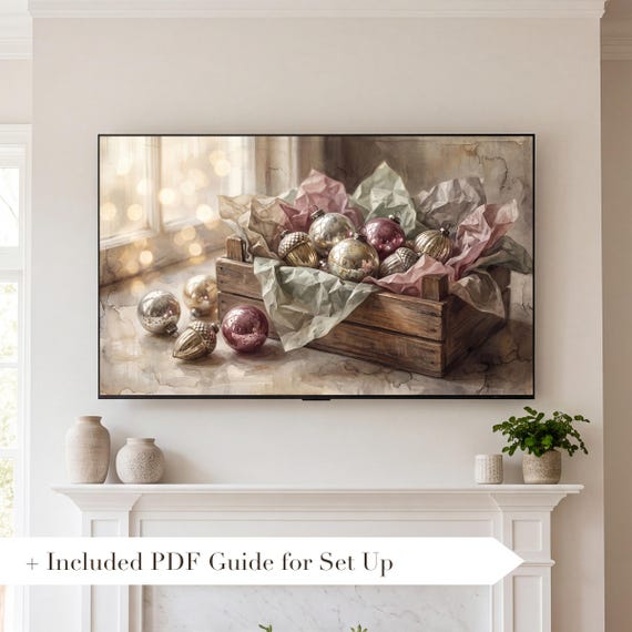 Ornament Crate Samsung Frame TV Art — view 2