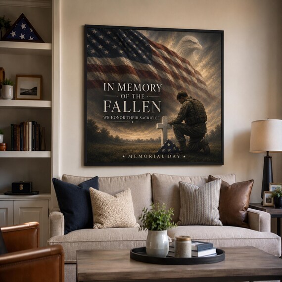 Fallen Soldier Memorial Print — view 2