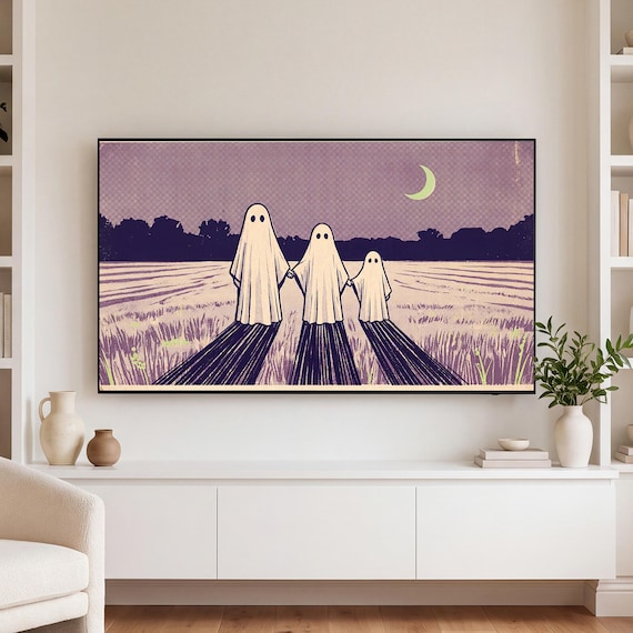 Ghost Halloween Samsung Frame TV Art Bundle of 6 (4K Digital Download) — view 3