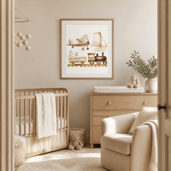Vintage Toys Nursery Wall Art — view 6