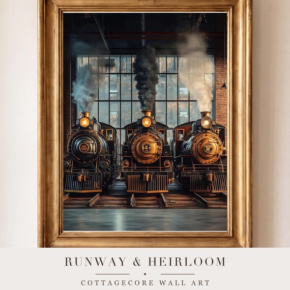 Steam Train Wall Art — view 4