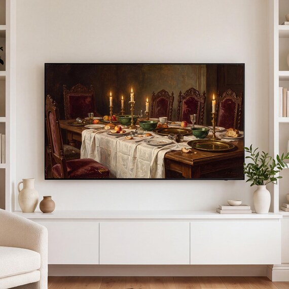 The Meal Over Samsung Frame TV Art — view 3