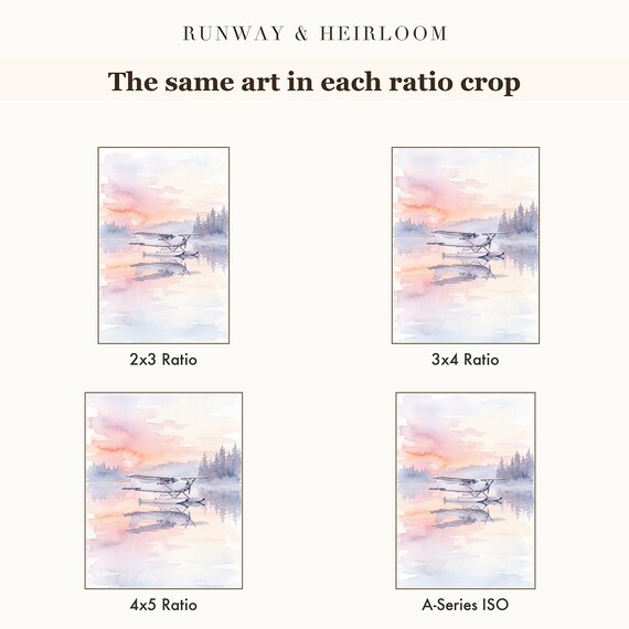 Floatplane at Dawn Print — view 6