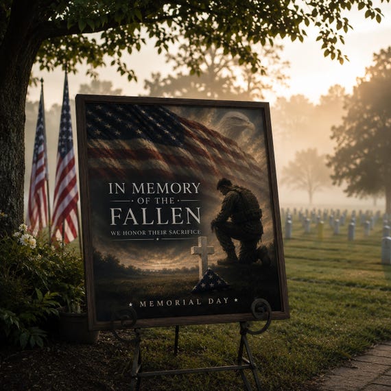 Fallen Soldier Memorial Print — view 5