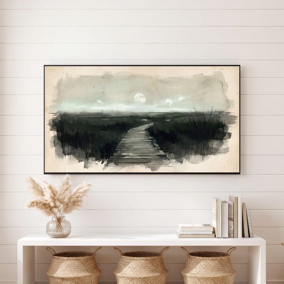 Marsh Walkway Samsung Frame TV Art — view 6