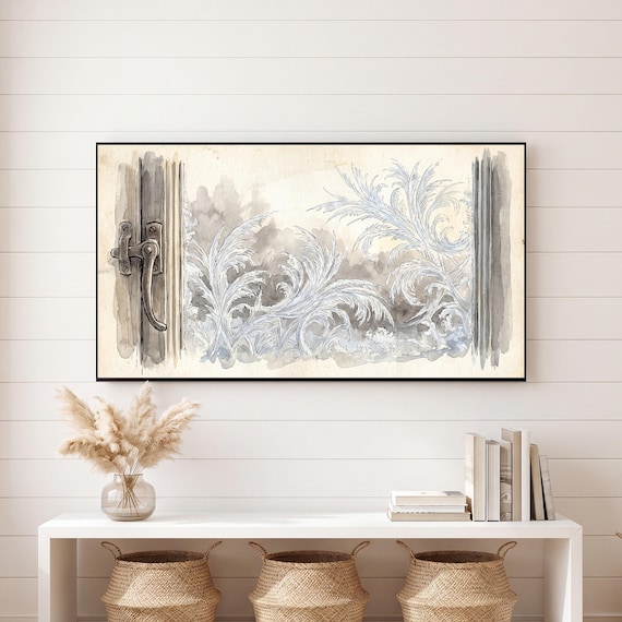Cottage Casement Samsung Frame TV Art — view 6