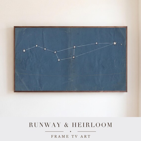 Ursa Major Star Chart Samsung Frame TV Art — view 5