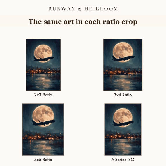 Full Moon Departure Print — view 6