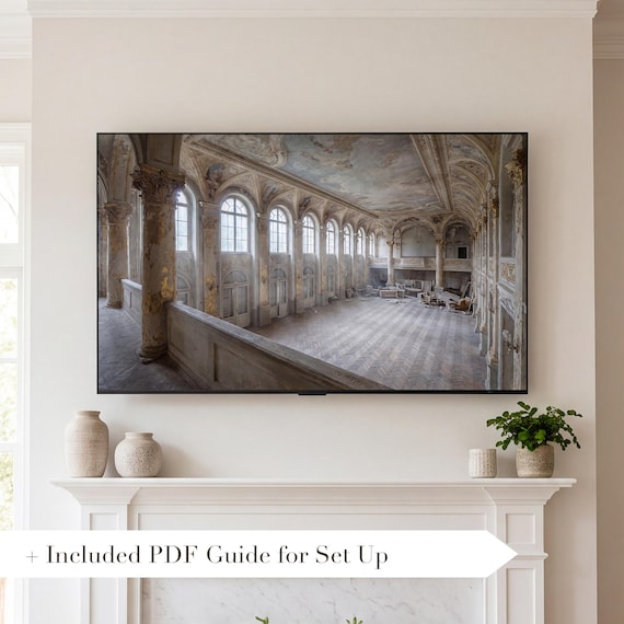 Abandoned Ballroom Samsung Frame TV Art — view 2