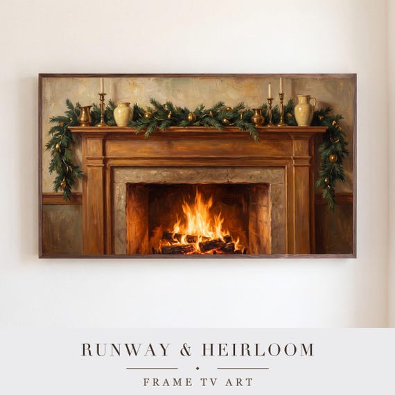 Fire High Samsung Frame TV Art — view 5
