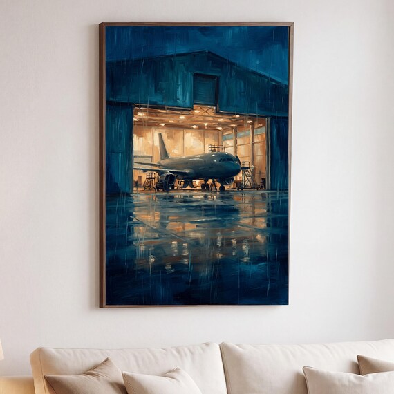 Midnight Hangar Print — view 5