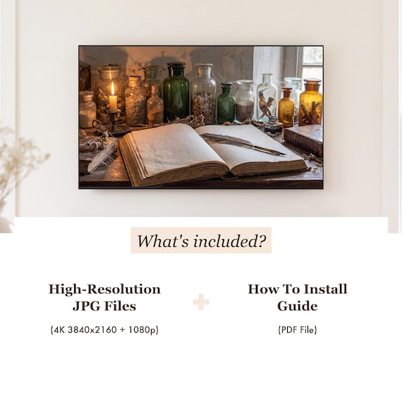 Ledger and Quill Samsung Frame TV Art — view 4