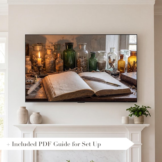 Ledger and Quill Samsung Frame TV Art — view 2