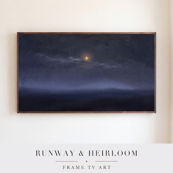 Star Through Thin Cloud Samsung Frame TV Art — view 5