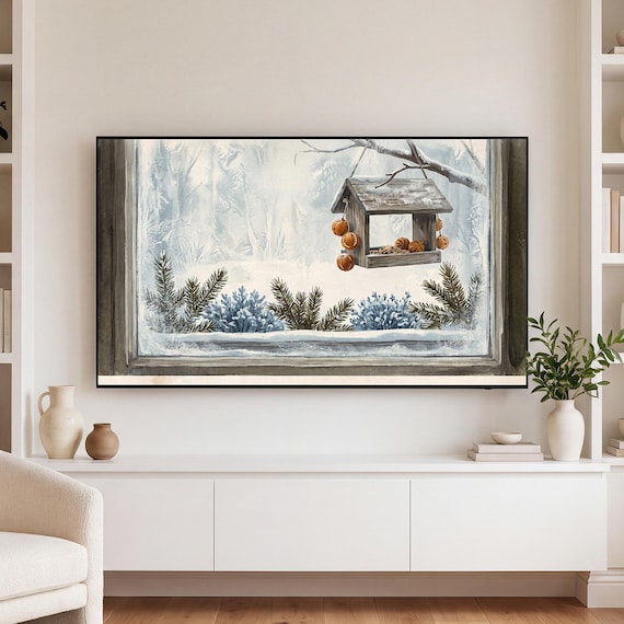 Bird Feeder Samsung Frame TV Art — view 3