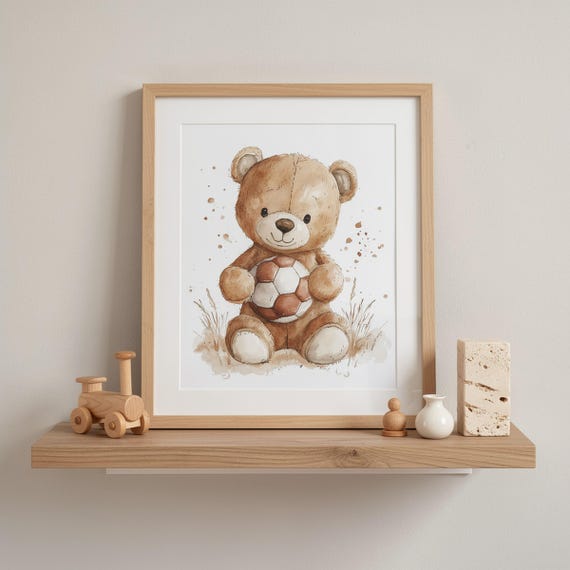 Teddy Bear Nursery Wall Art — view 4
