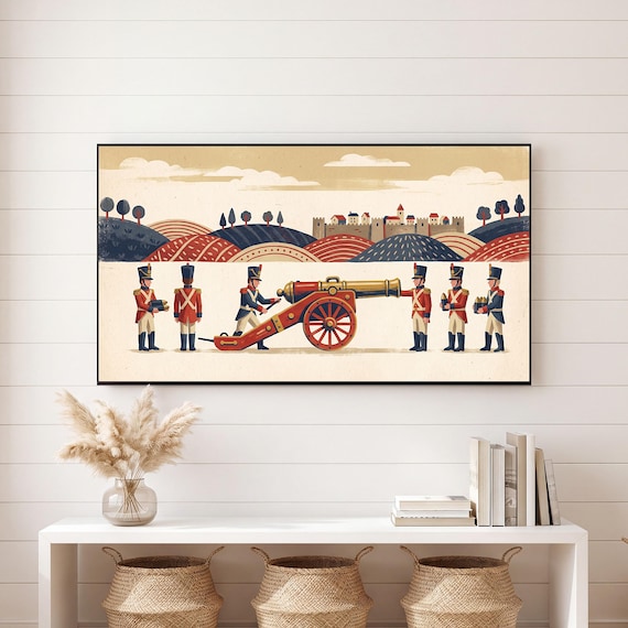 Toy Cannon Crew Samsung Frame TV Art — view 6