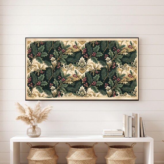 Christmas Pattern Samsung Frame TV Art — view 6