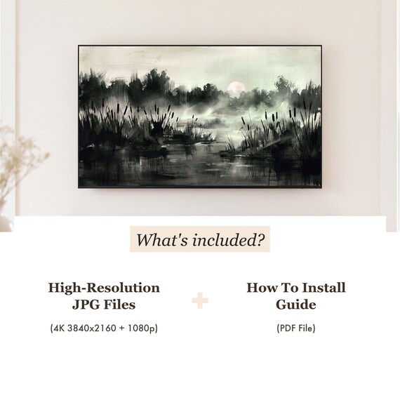 Moonlit Marsh Samsung Frame TV Art Bundle of 6 — view 5