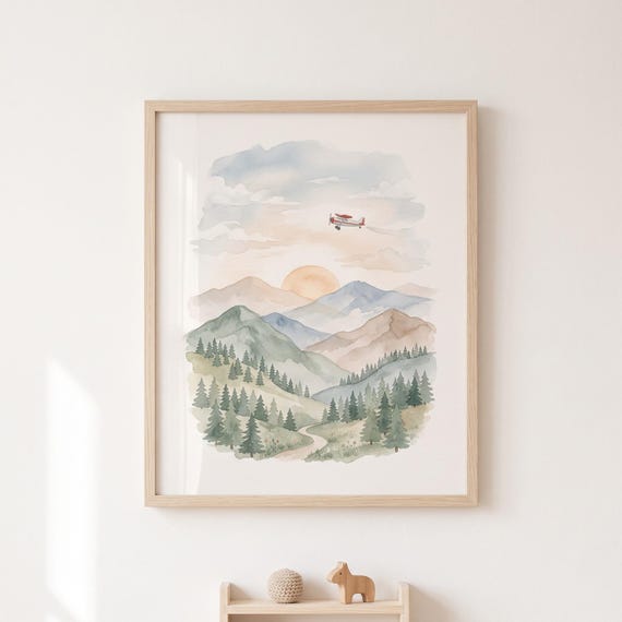 Adventure Awaits Nursery Wall Art Printable — view 3