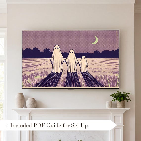 Frame TV Art Bundle 24 Vintage Halloween Ghost & Seance Paintings 4K Download &mdash; view 2