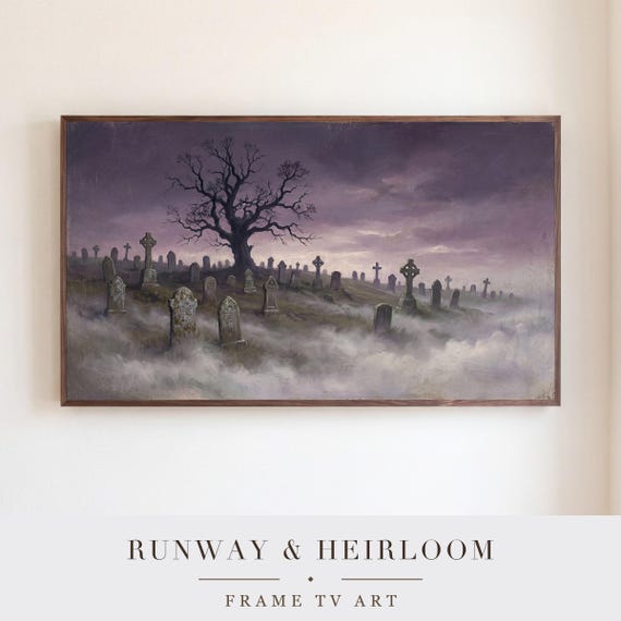 Gothic Cemetery Samsung Frame TV Art Bundle of 6 — view 5