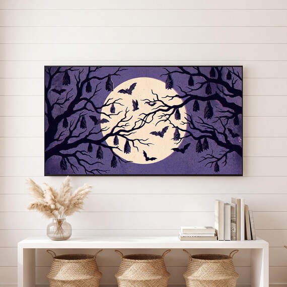 Blue Hour Forest Samsung Frame TV Art — view 6