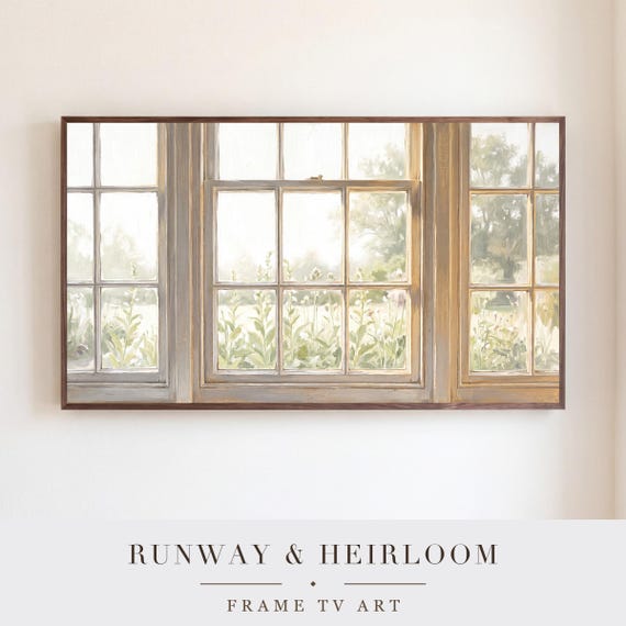 Winter Garden Window Samsung Frame TV Art — view 5