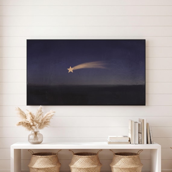 Star with Comet Tail Samsung Frame TV Art — view 6