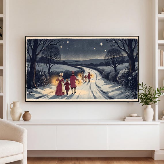Down the Lane Samsung Frame TV Art — view 3