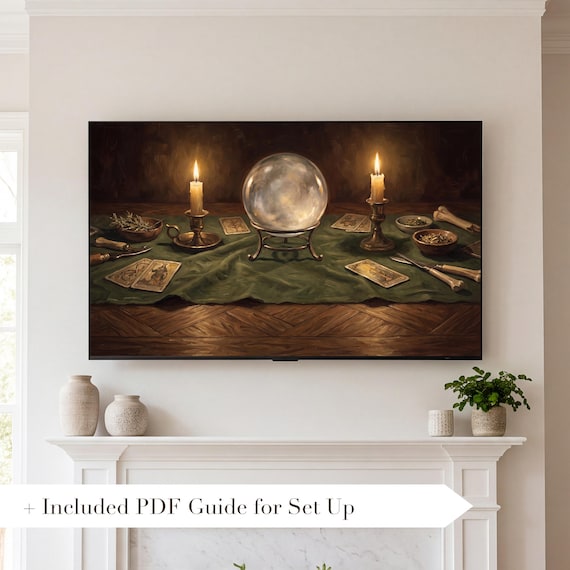 Crystal Ball Samsung Frame TV Art — view 2