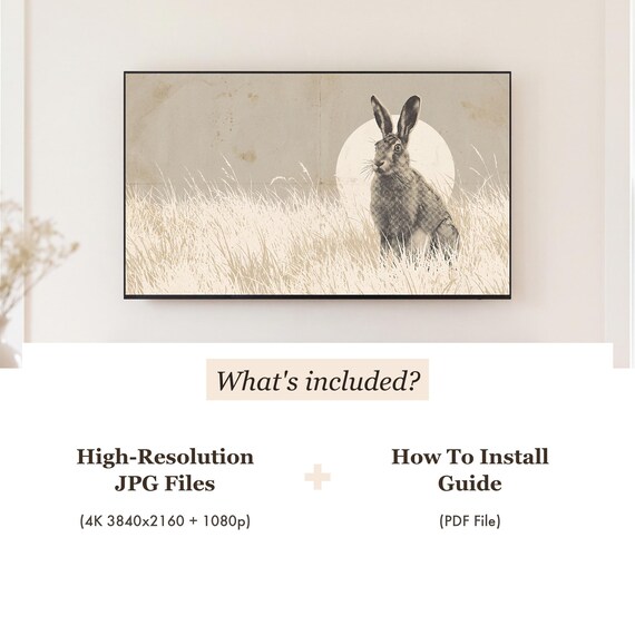 Pale Field Samsung Frame TV Art — view 4