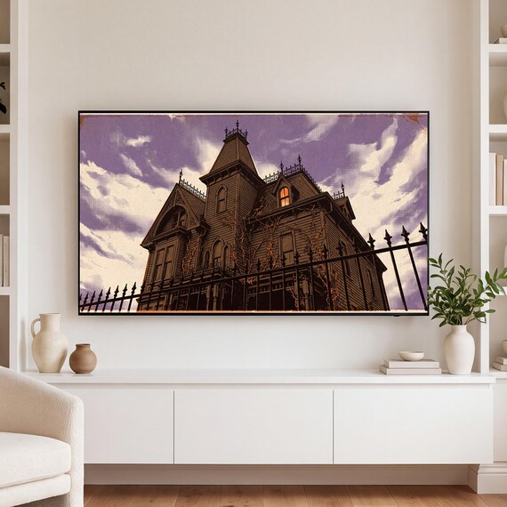 Autumn Gale House Samsung Frame TV Art — view 3