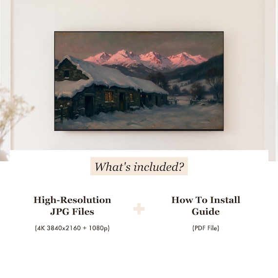 Alpine Byre Samsung Frame TV Art — view 4
