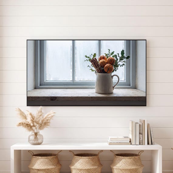Pomanders and Holly Samsung Frame TV Art — view 6