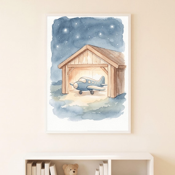 Sleepy Hangar Print โ view 5