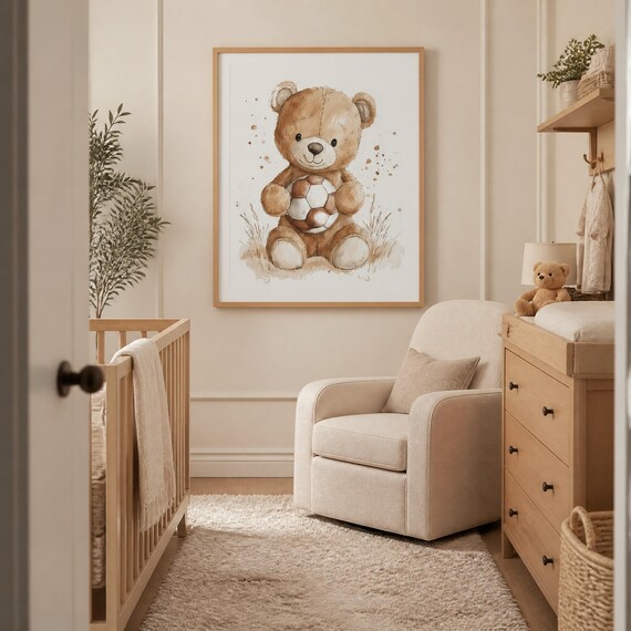 Teddy Bear Nursery Wall Art — view 5