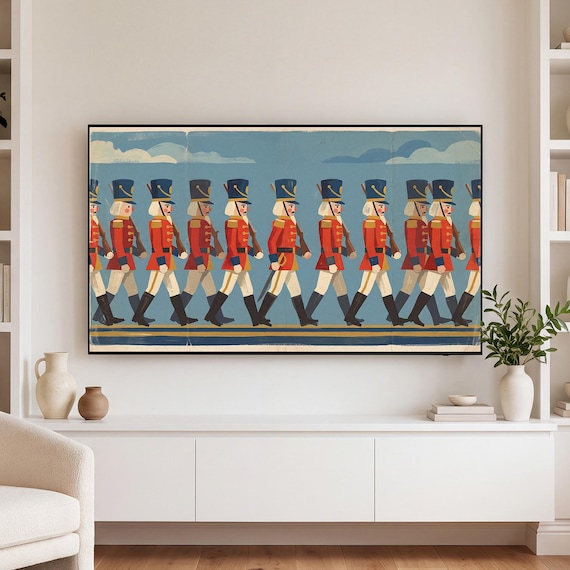 Nutcracker Soldiers Samsung Frame TV Art — view 3