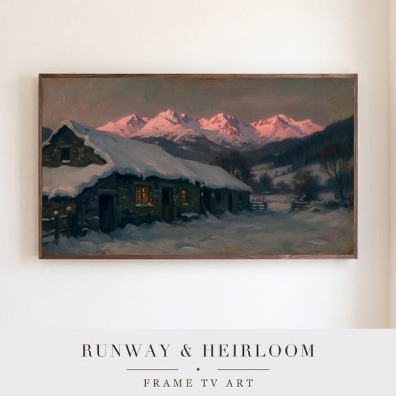 Alpine Byre Samsung Frame TV Art — view 5