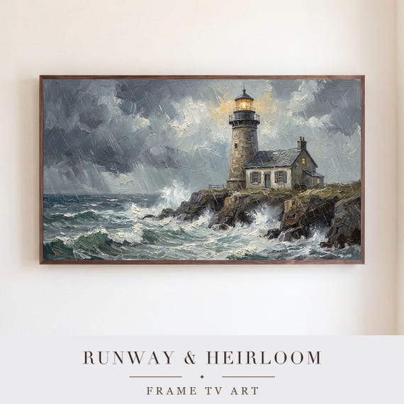 Lighthouse Keepers Cottage Samsung Frame TV Art — view 5